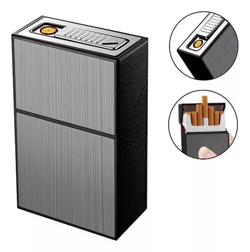 CigaCase™ - Estuche de Cigarrillos 2 en 1 con Encendedor