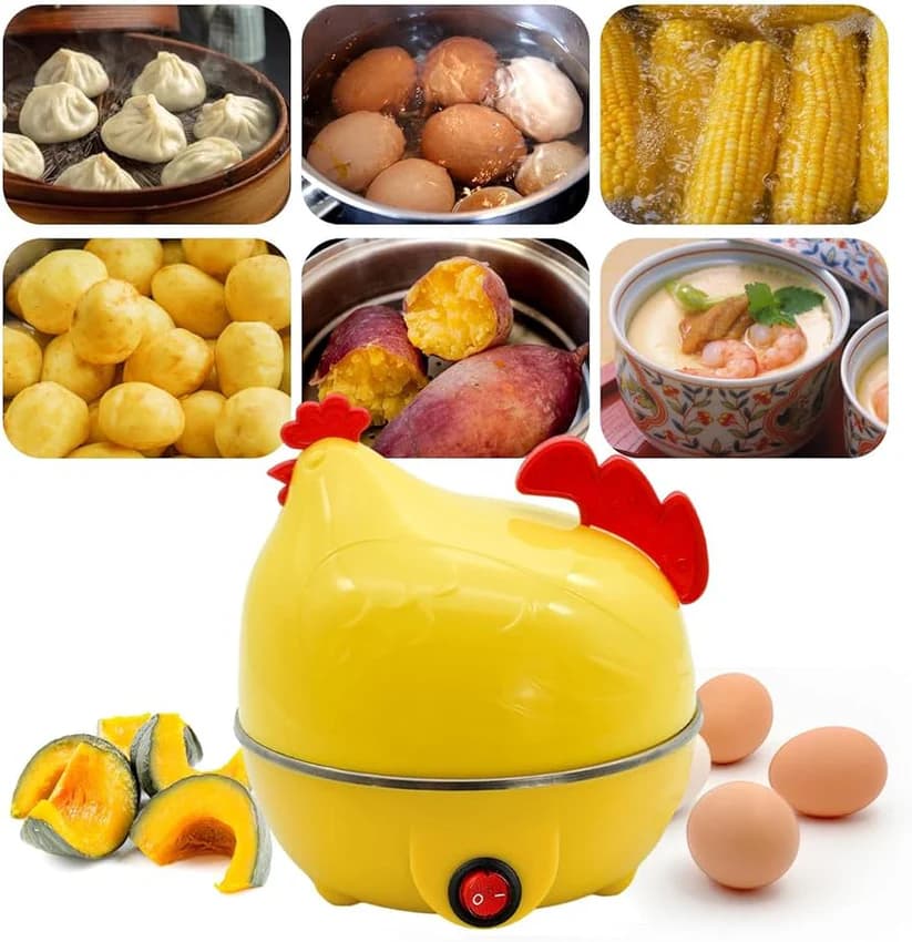 EggMaster™ - Hervidor Eléctrico de Huevos en Forma de Gallina