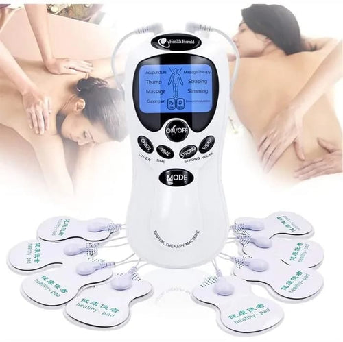 MuscleTone™ - Estimulador Muscular Eléctrico de 8 Electrodos