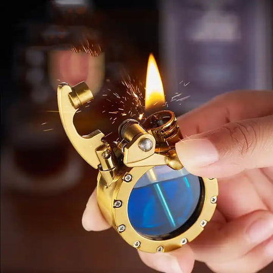RetroFlame™ Encendedor Vintage de Queroseno Transparente