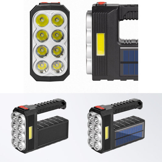 SolarBeam™ Linterna Multifuncional 8 LED Recargable