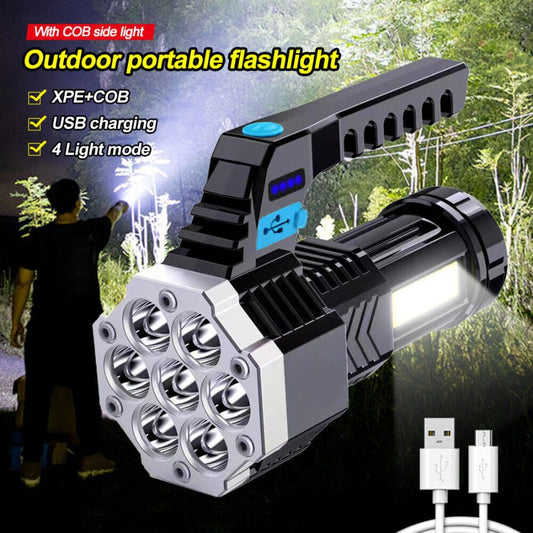Falcon™  Linterna LED Potente con Carga USB y Manija