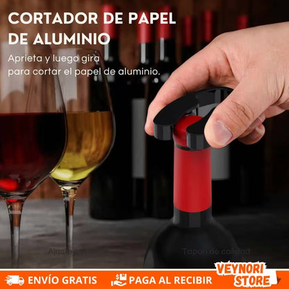 WineMaster®  Abridor de Vino Eléctrico Automático
