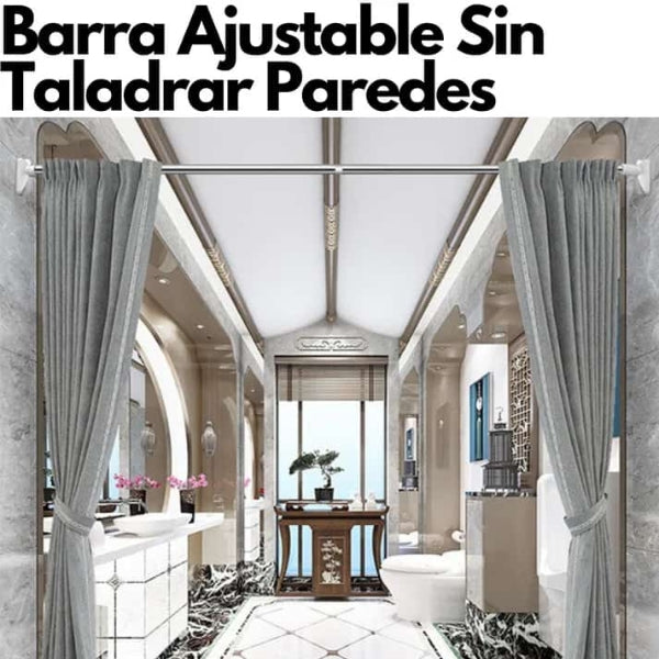 FlexiBar™ - Barra Extensible Multiusos sin Perforaciones