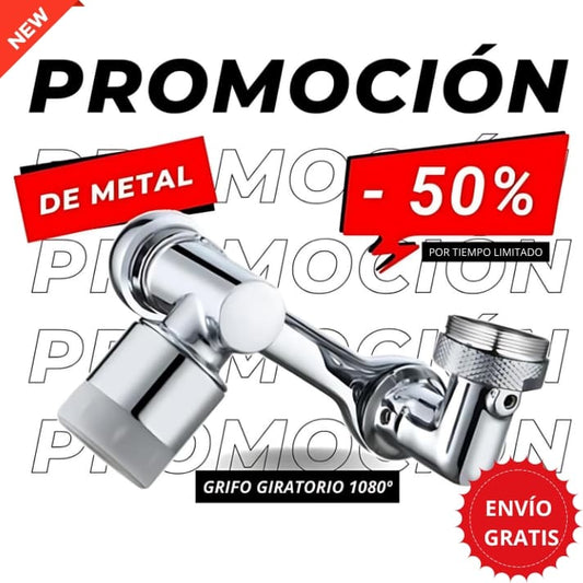DuoTap™ - Grifo Giratorio Universal 1080° (Oferta 2x1)