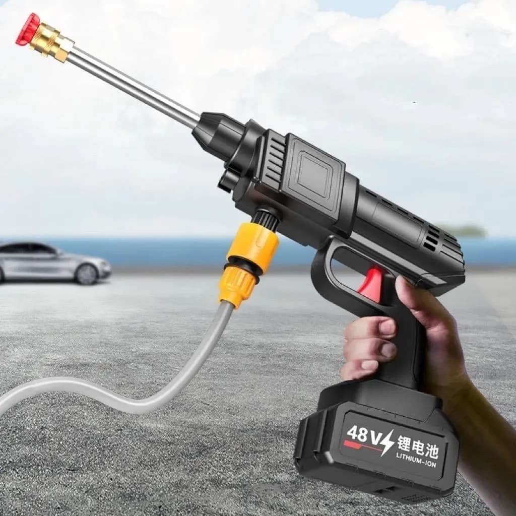 PowerWash™ - Hidrolavadora Inalámbrica con 2 Baterías + Maletín