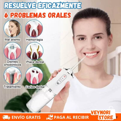 OralFlow® - Irrigador Bucal Recargable Inalámbrico