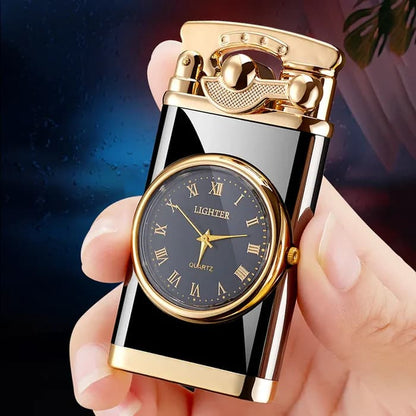 ElegantFlame™ - Encendedor y Reloj Recargable 2 en 1