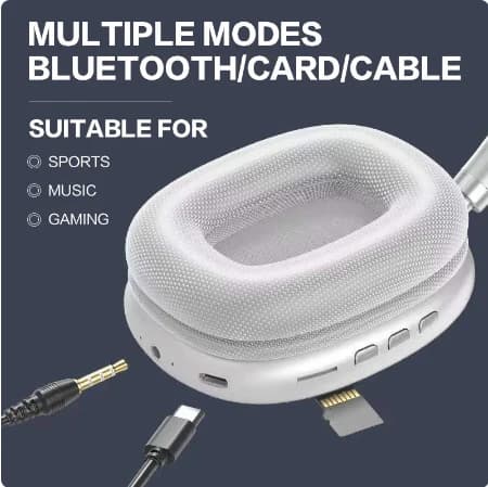 SoundMax™ - Audífonos Bluetooth Inalámbricos P9 con Cancelación de Ruido
