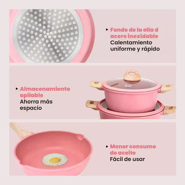Vitalcook® Juego de Ollas Antiadherentes - 13 Piezas
