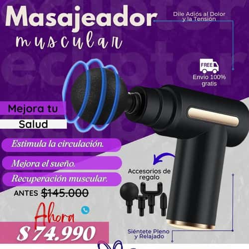 PortaRelief™ - Masajeador Profesional 5 en 1