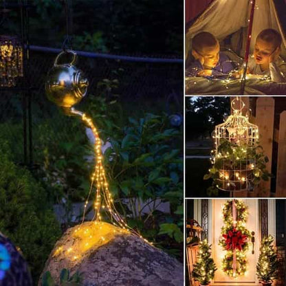 SolarGlow™ - Guirnalda de Luces Decorativas Con LED Solares