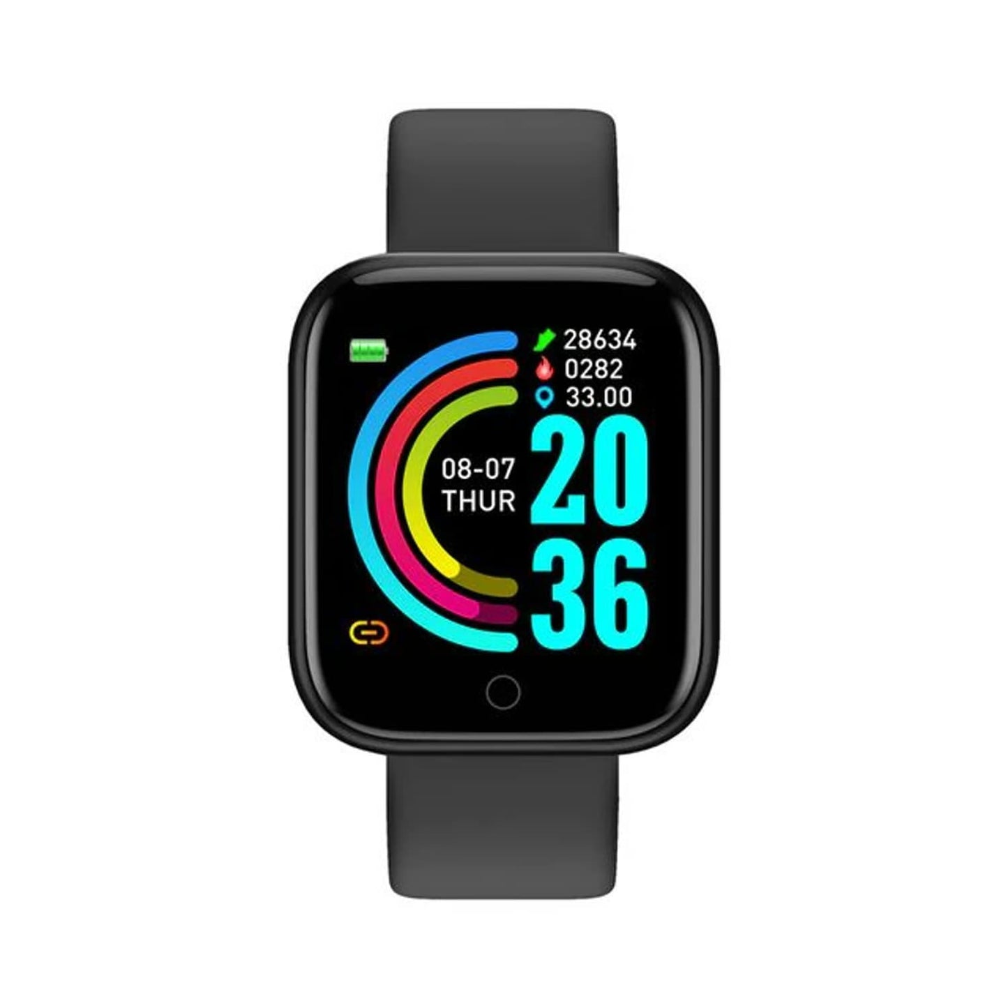 SmartFit™ - Reloj Inteligente D20 con Pantalla de 1.44