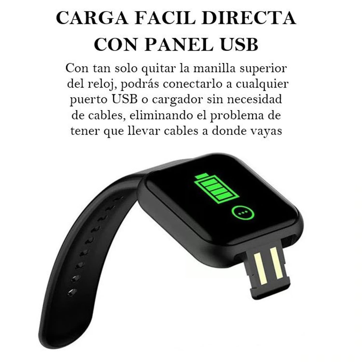 SmartFit™ - Reloj Inteligente D20 con Pantalla de 1.44